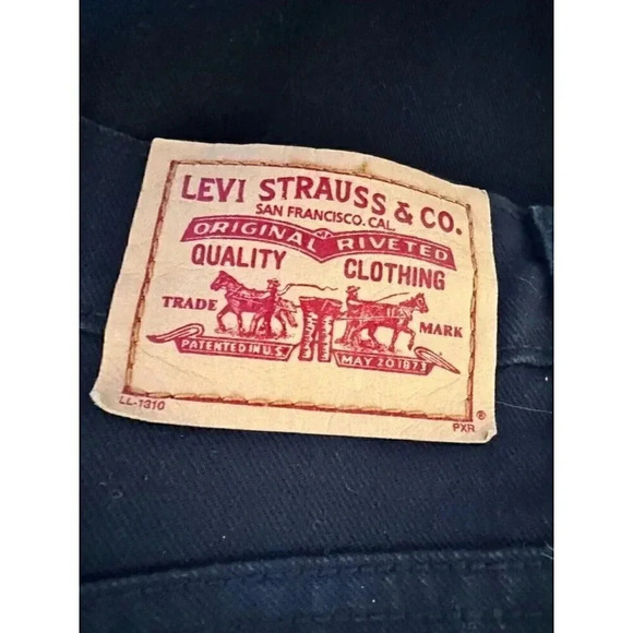 Levi 550 Relaxed Fit Boot Cut Women's Size 6S Black Jeans - Picture 10 of 10